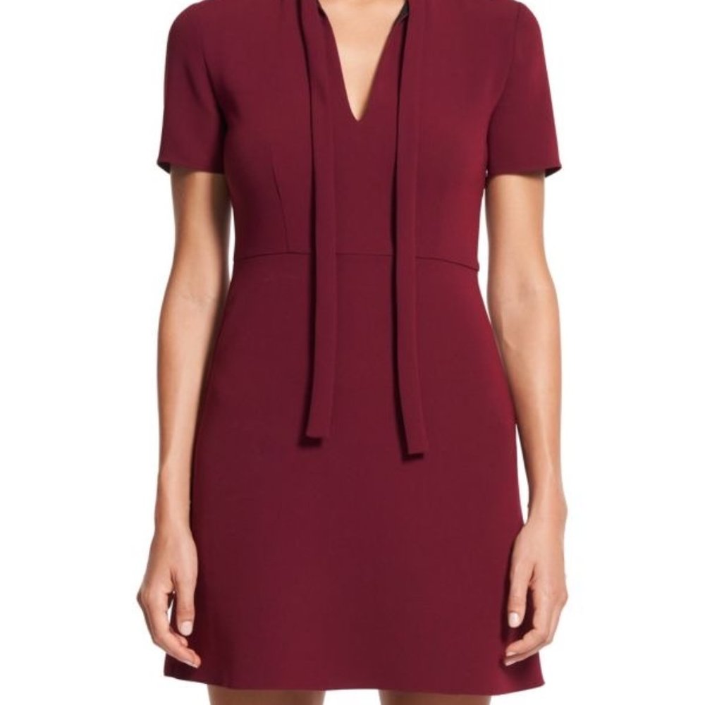NWT Theory Tie-Neck A-Line Dress
